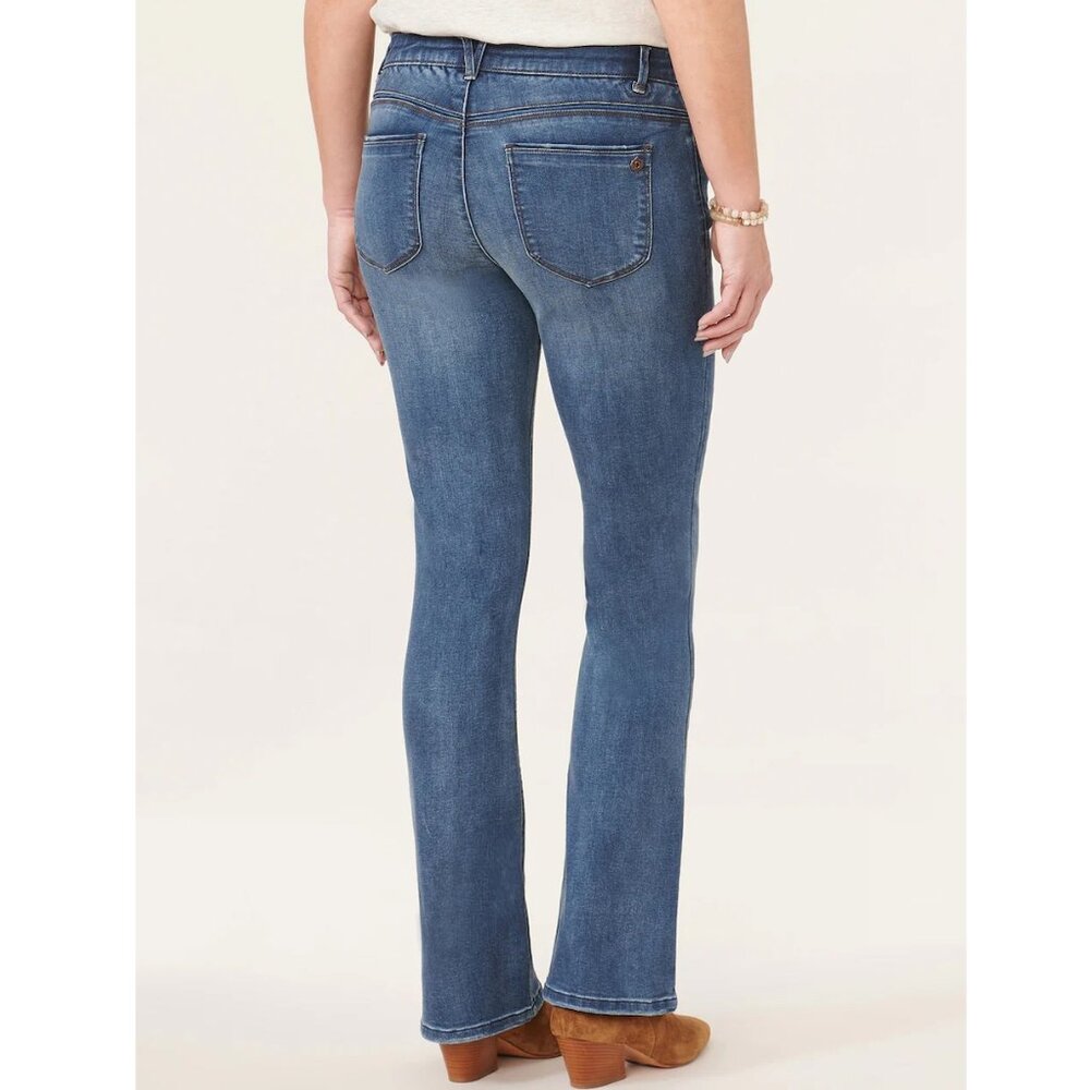 New w/Tags - Democracy Ab-Solution Itty Bitty Boot Cut Jeans, Full Length - 10 - Picture 6 of 12